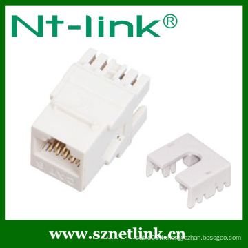 180 degrés Krone IDC RJ45 Keystone Jack Cat6